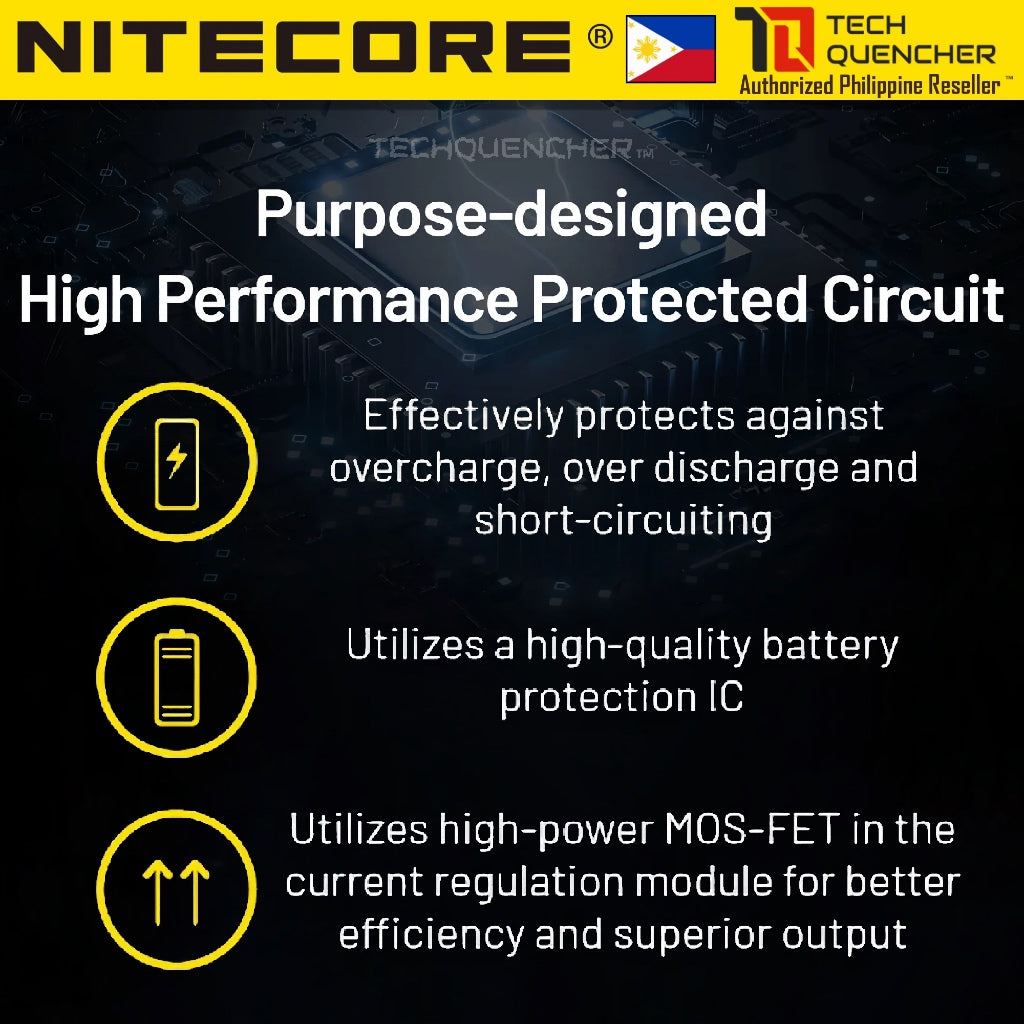 Nitecore NL2155HPR 5500mAh Battery - 20A - 21700 High Performance USB-C Rechargeable Li-ion Battery