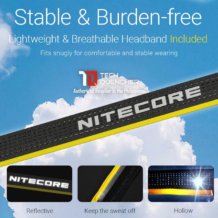 Nitecore HA27 UHE Headlamp - 800 Lumens - MCT- Modular Battery - AAA or Li-Ion - Magnesium Heat Sink