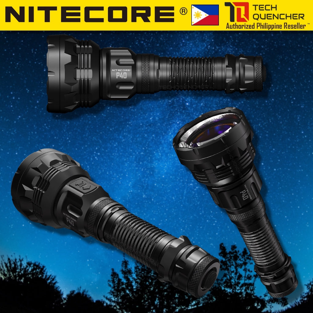 Nitecore P40 LEP Flashlight - 2900 Meters - 2000 Lumens - Adaptive Cruise Mode- 5500mAh- USB-C -IP68