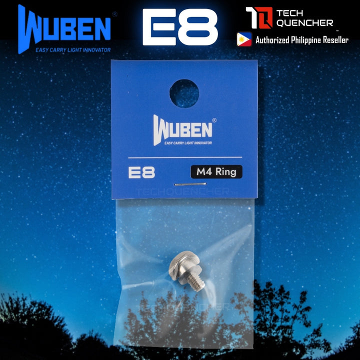 Wuben M4 Ring for Wuben E8 Flashlight - Stainless Steel