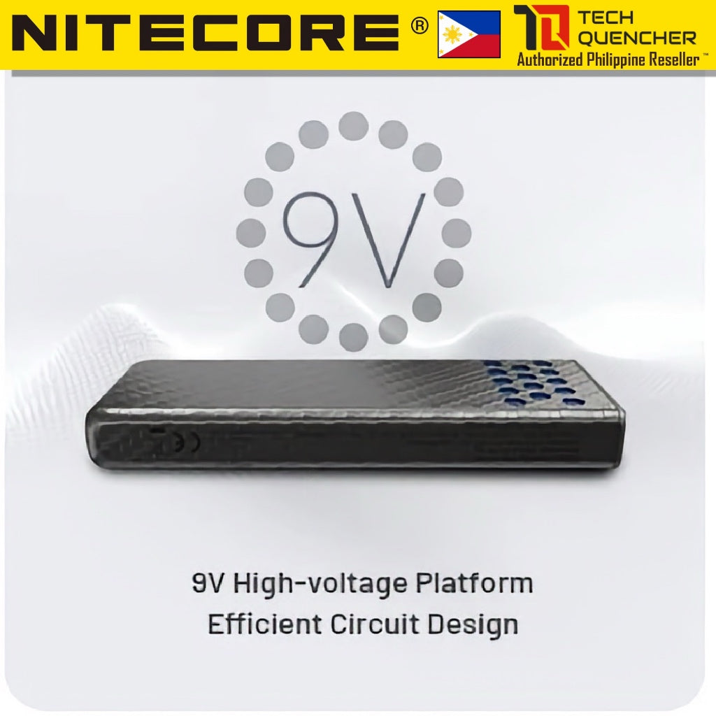 Nitecore Carbo 10000 GEN2- Carbon Fiber Powerbank - 10000mAh - 30W Output- IPX8 - Magnesium Heatsink