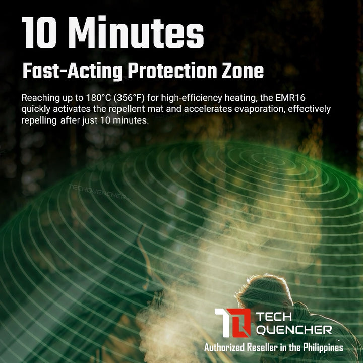 Nitecore EMR16 Portable Electronic Repeller - USB-C Fast Charging - 5200mAh Built-In Battery - IPX5