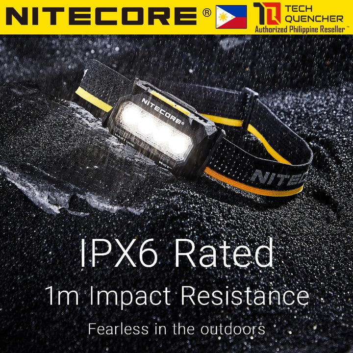 Nitecore HA27 UHE Headlamp - 800 Lumens - MCT- Modular Battery - AAA or Li-Ion - Magnesium Heat Sink