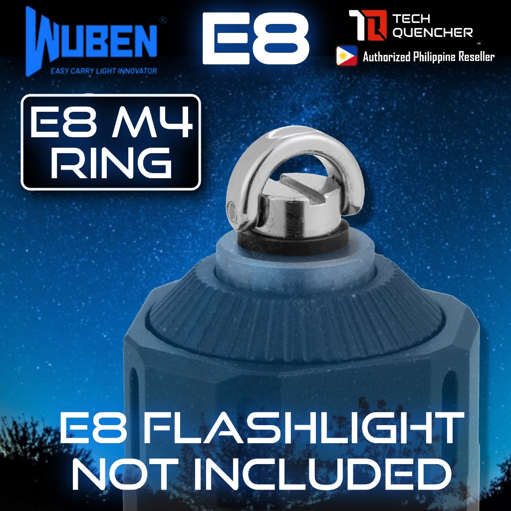 Wuben M4 Ring for Wuben E8 Flashlight - Stainless Steel