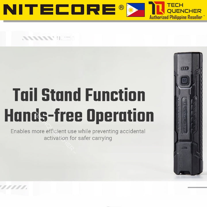 Nitecore EDC07 Flashlight - 1500 Lumens - High CRI Three Color Temperature - USB-C - 70grams - IP67