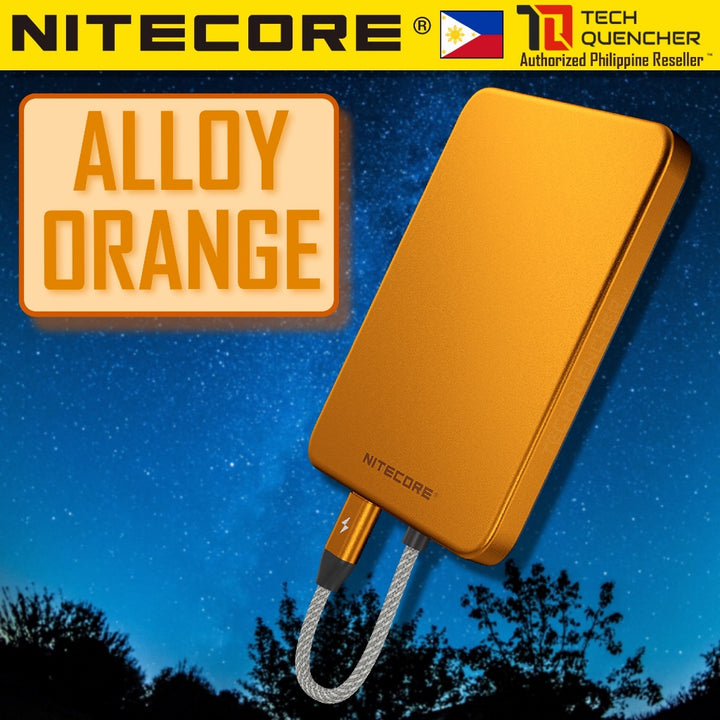 Nitecore Pocket 5 - 5000mAh Powerbank + Built-In USB-C Cable - Magnetic Attachement - 22.5w MAX - IP