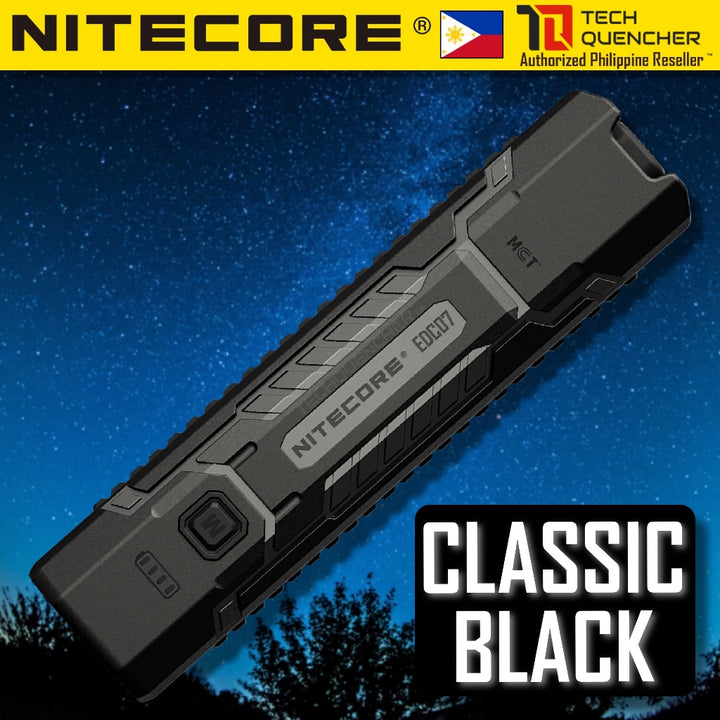 Nitecore EDC07 Flashlight - 1500 Lumens - High CRI Three Color Temperature - USB-C - 70grams - IP67