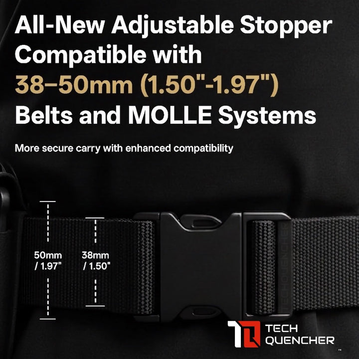 Nitecore NTH29 Flashlight Holster - Belt Holster - Adjustable - Rotating - For P27iX P20iX and more
