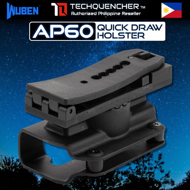 Wuben AP60 Quick-Draw Holster for X4 Flashlight - 360 Rotation - High Strength - Impact Resistant