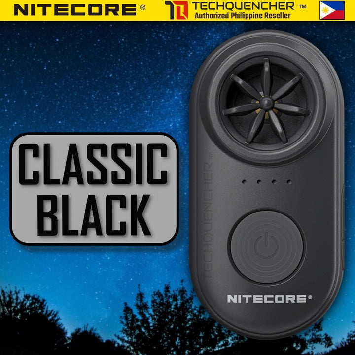 Nitecore NWE10 Electronic Outdoor Whistle - 126dB - 80h Runtime - IPX7 - USB-C Rechargeable Battery