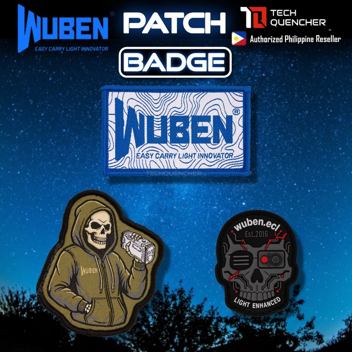 Wuben Patch - Morale Patch - Embroidered Badge - For Bag Backpack Caps Vest Slingbag