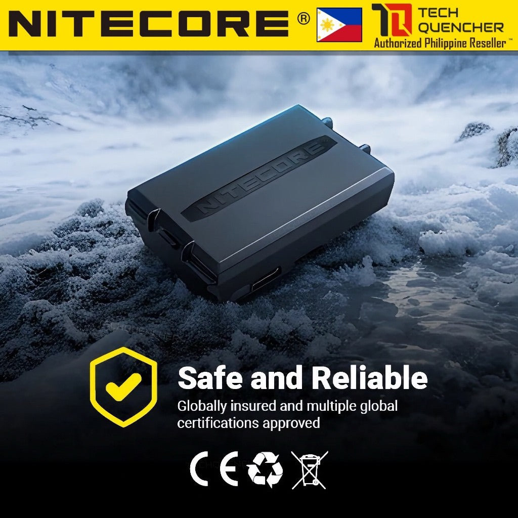 Nitecore HLB2500 Battery - 2500mAh - USB-C Rechargeable - IPX8 - For HA29 UHE and HA27 UHE