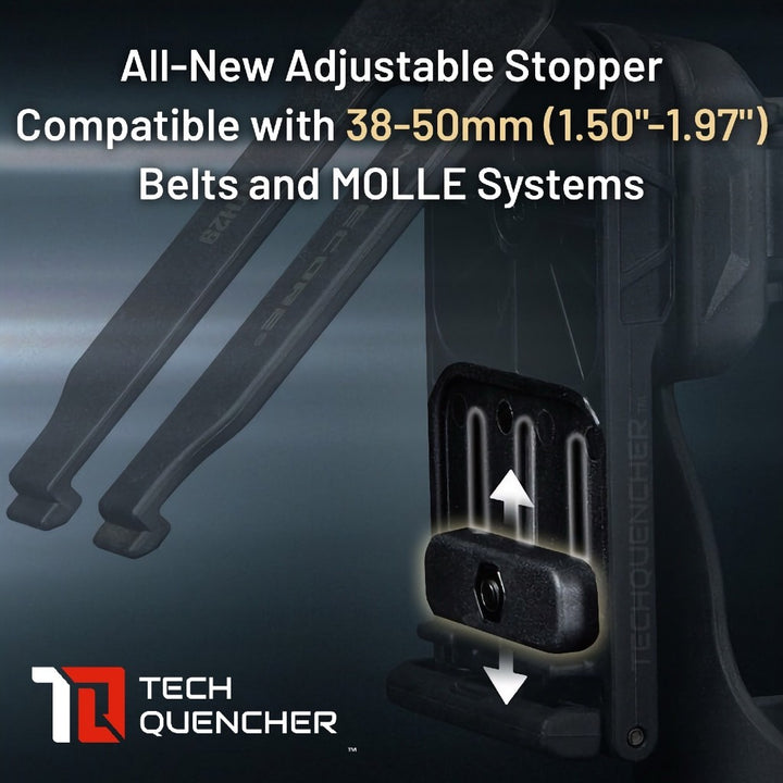 Nitecore NTH29 Flashlight Holster - Belt Holster - Adjustable - Rotating - For P27iX P20iX and more