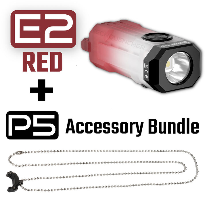 Wuben E2 Keychain Flashlight - 10.7grams - Magnetic - Glow in the Dark - USB-C - IP66 - 150 Lumens