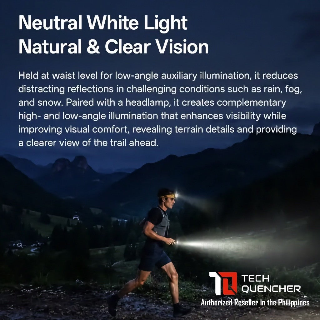 Nitecore TrailSight Flashlight - 1200 Lumens - Magnesium Alloy - USB-C Rechargeable Battery - IP68