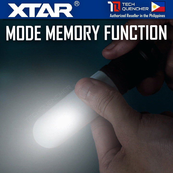 XTAR SD2 Dive Beacon Flashlight - 4 Color - Waterproof - USB-C Rechargeable 14500 1300mAh Battery