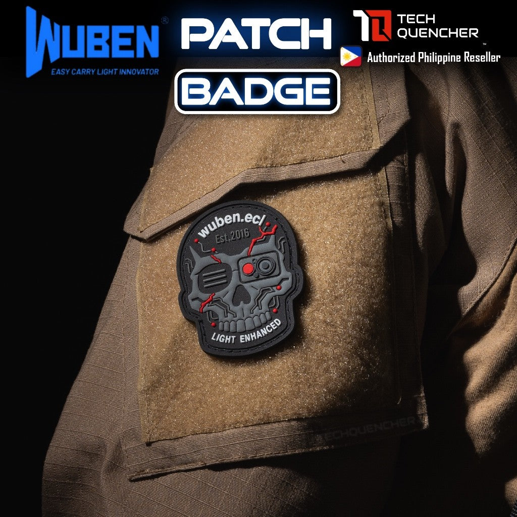 Wuben Patch - Morale Patch - Embroidered Badge - For Bag Backpack Caps Vest Slingbag