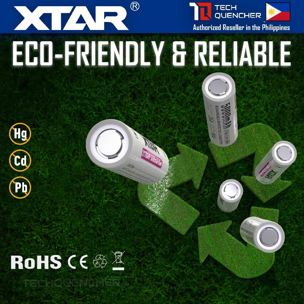XTAR 21700HP 5000mAh RAW UNPROTECTED Battery - 3.6V Rechargeable - Lithium-Ion - 90A Peak Discharge