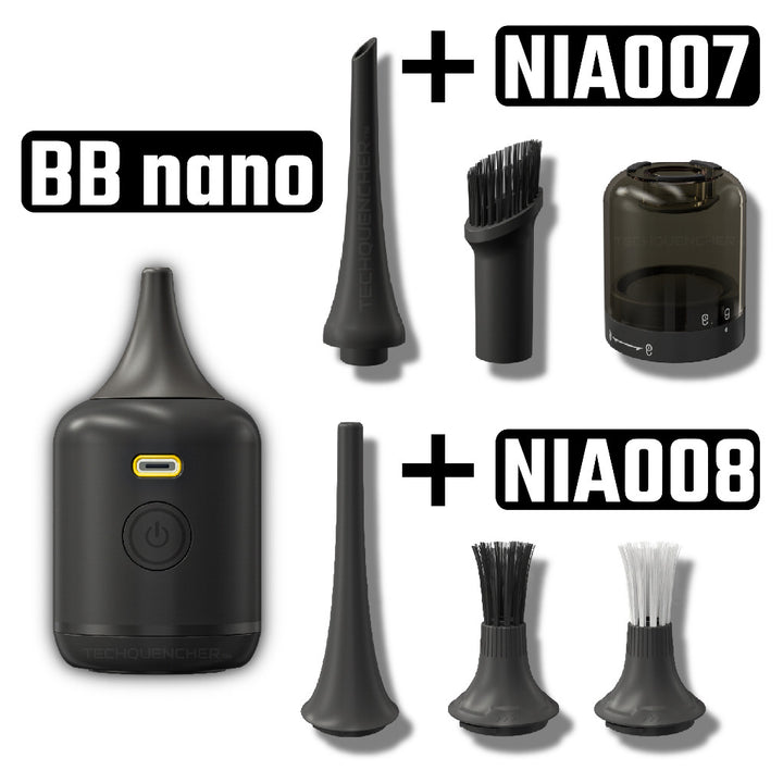 Nitecore BB Nano - Portable Blower - Built-In Rechargeable Battery - Camera Cleaning + Vacuum -USB-C