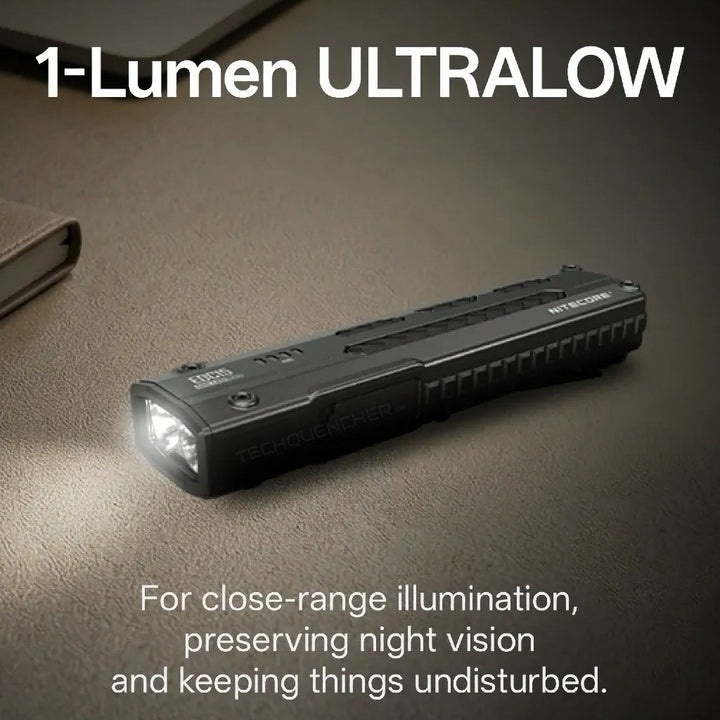Nitecore EDC15 Flashlight - 1200 Lumens- 1350mW UV - Ultra Slim EDC - USB-C Rechargeable - IPX7