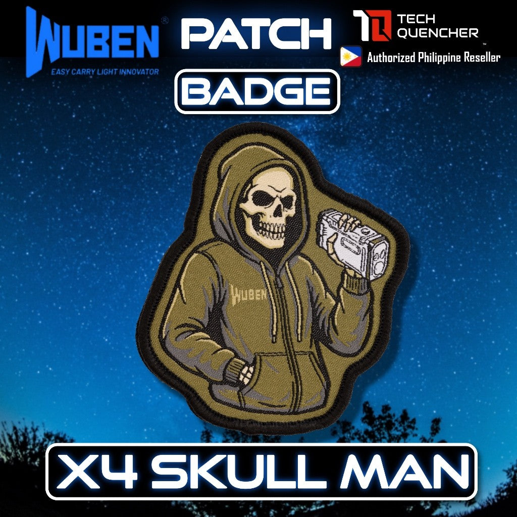 Wuben Patch - Morale Patch - Embroidered Badge - For Bag Backpack Caps Vest Slingbag