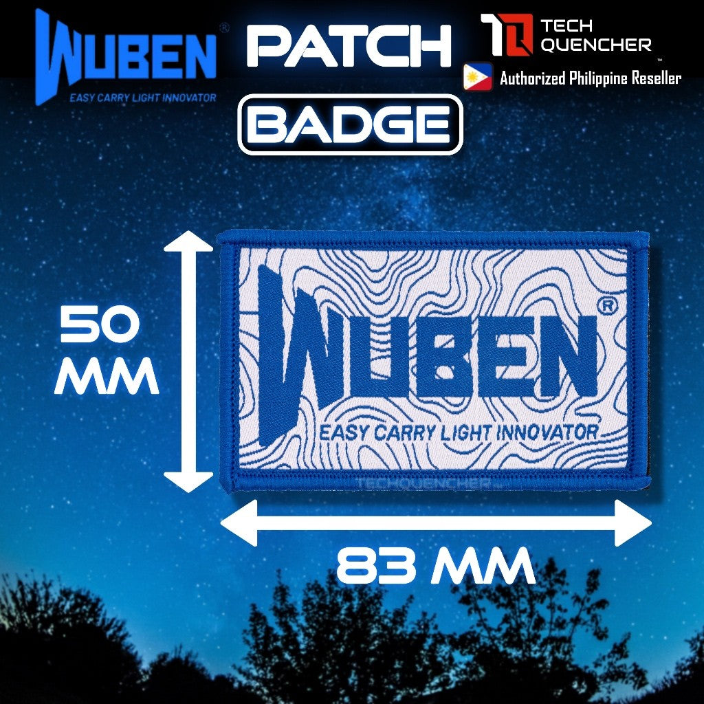 Wuben Patch - Morale Patch - Embroidered Badge - For Bag Backpack Caps Vest Slingbag