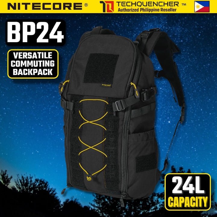 Nitecore BP24 Backpack 24L - 500D Cordura® Fabric - Modular Expansion- YKK zippers - 15 inch Laptop
