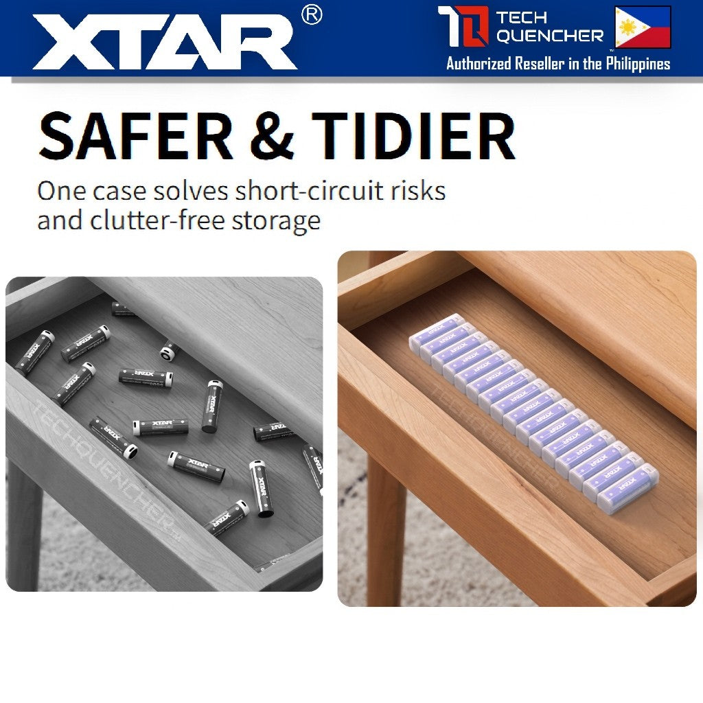 XTAR XB1 21700 Modular Battery Case - Single Slot - Expandable Modular Case - Dust + Shock Proof