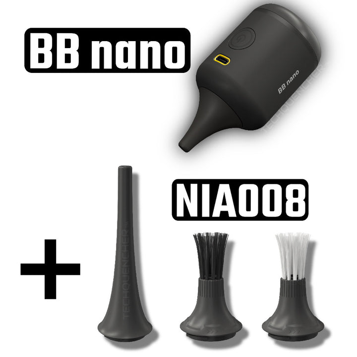 Nitecore BB Nano - Portable Blower - Built-In Rechargeable Battery - Camera Cleaning + Vacuum -USB-C