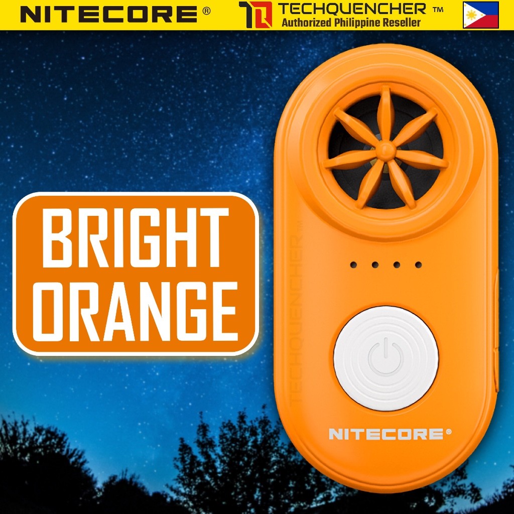 Nitecore NWE10 Electronic Outdoor Whistle - 126dB - 80h Runtime - IPX7 - USB-C Rechargeable Battery