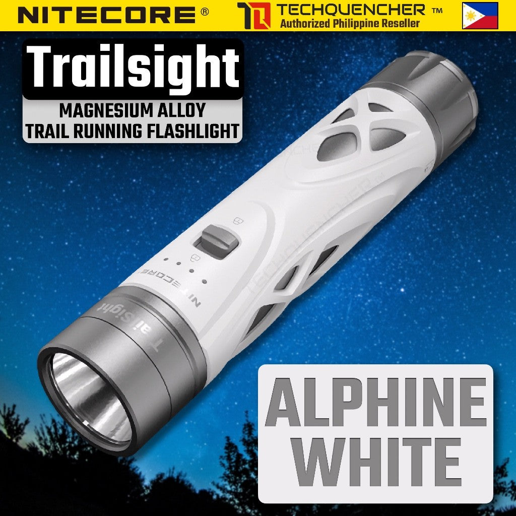 Nitecore TrailSight Flashlight - 1200 Lumens - Magnesium Alloy - USB-C Rechargeable Battery - IP68