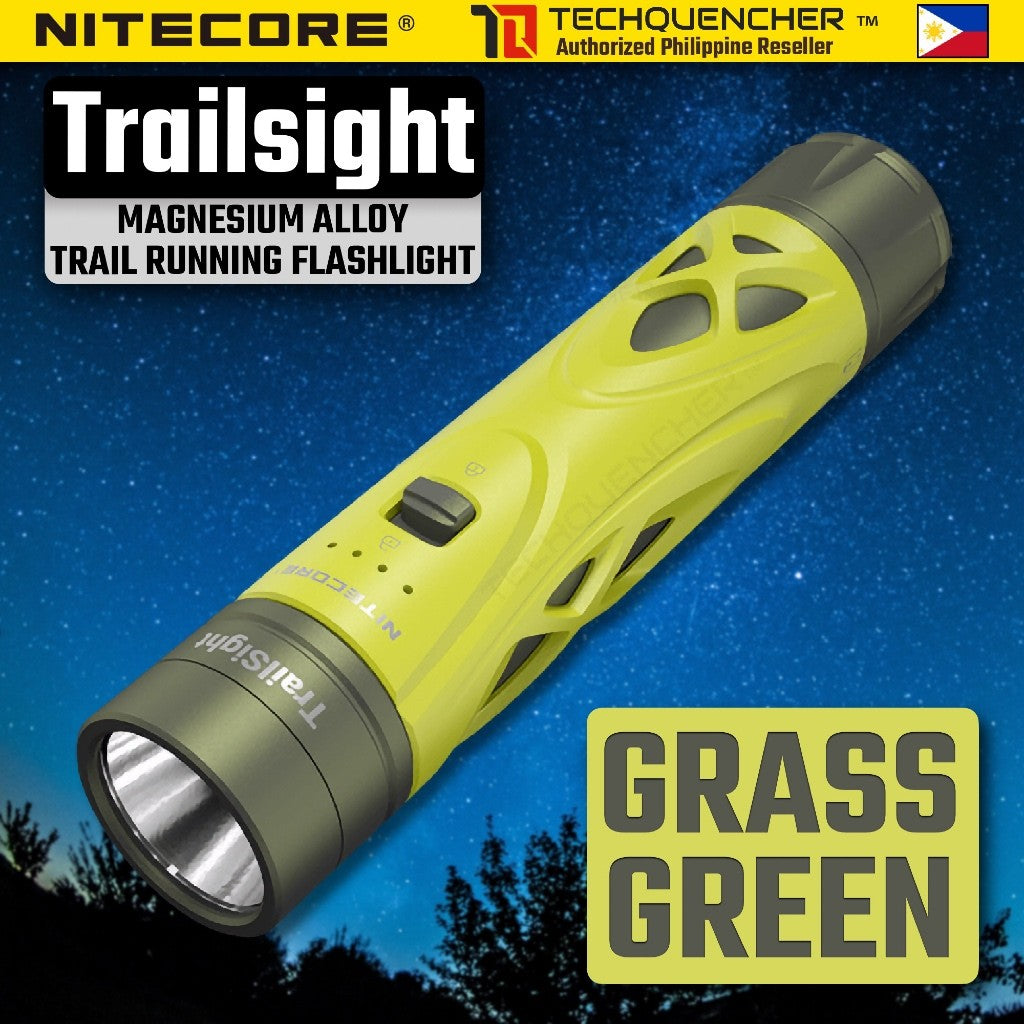 Nitecore TrailSight Flashlight - 1200 Lumens - Magnesium Alloy - USB-C Rechargeable Battery - IP68