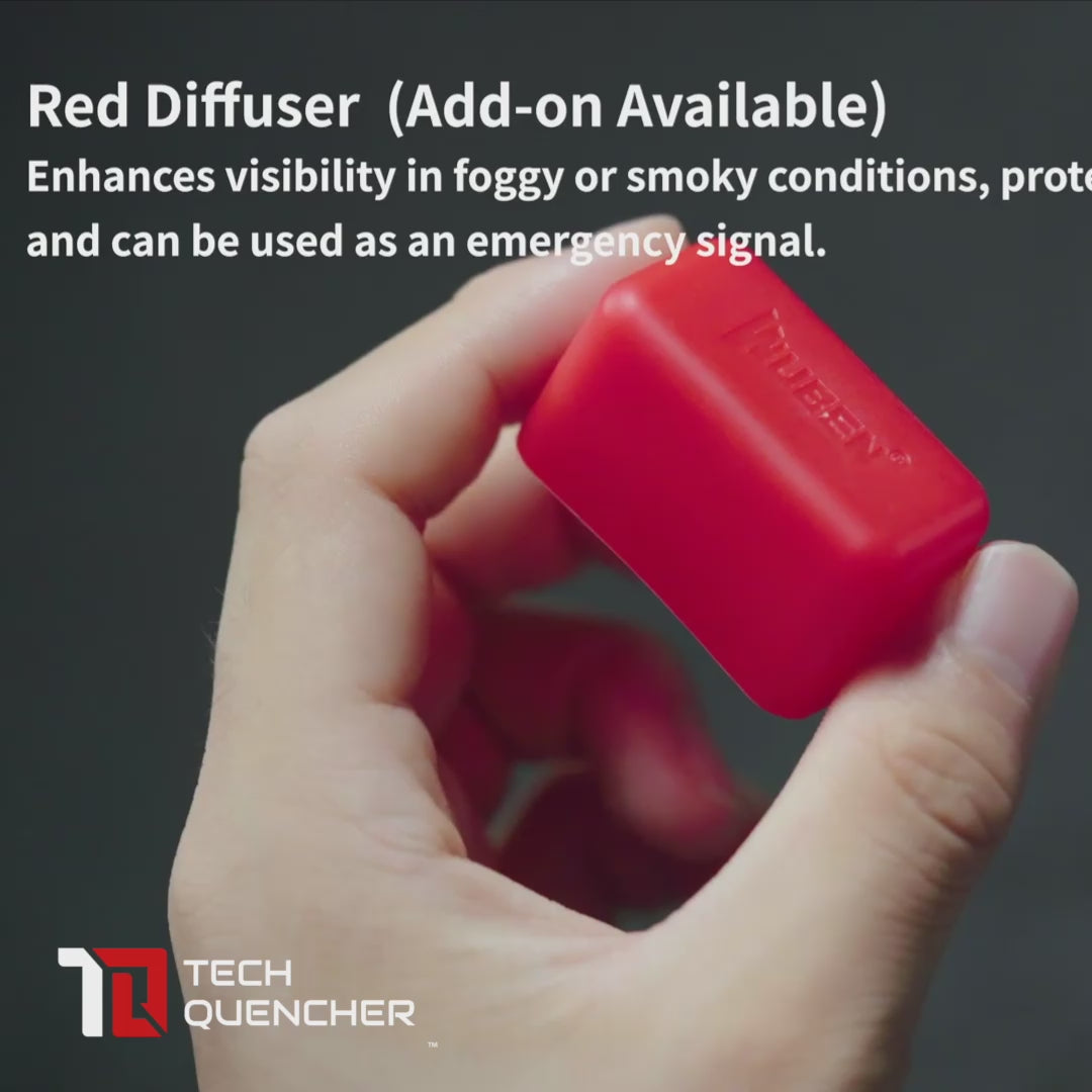 Wuben AC3 Diffuser Cap for Wuben X2 Pro and X4 Flashlight - Durable Silicone - Camping - Emergency