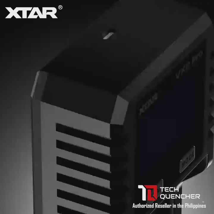 XTAR VX2 Pro Battery Charger - Capacity Test - Refresh Mode - Storage Mode - USB-C - LiFePO4 -Li-ion