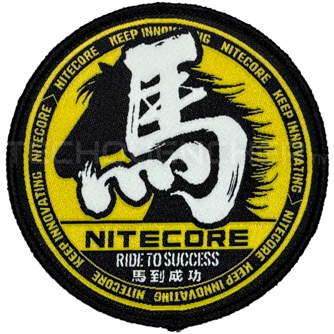 Nitecore Velcro Patch - Morale Patch - Embroidered Badge - For Bag Backpack Caps Vest Slingbag