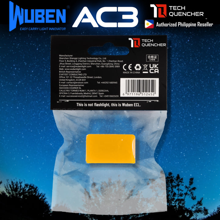 Wuben AC3 Diffuser Cap for Wuben X2 Pro and X4 Flashlight - Durable Silicone - Camping - Emergency