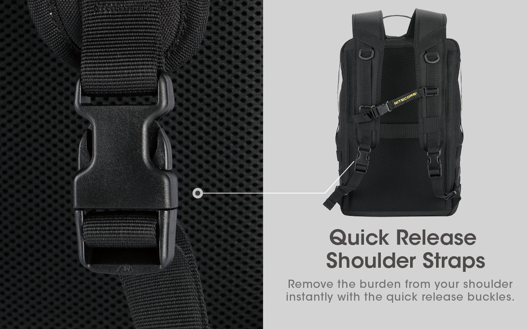 Nitecore BP23 Backpack 23L Water Resistant Backpack