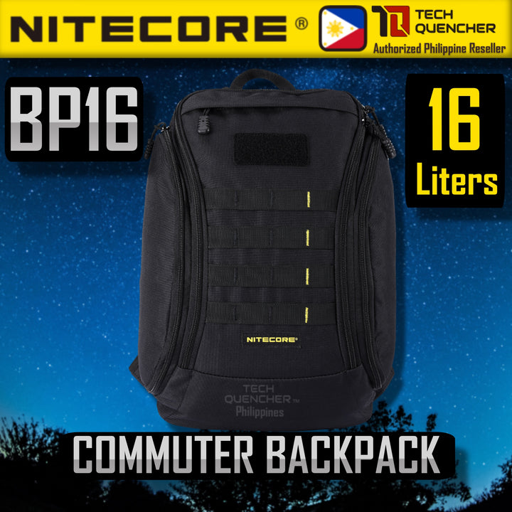Nitecore BP16 Backpack 16L - Commuter Travel Waterproof Backpack