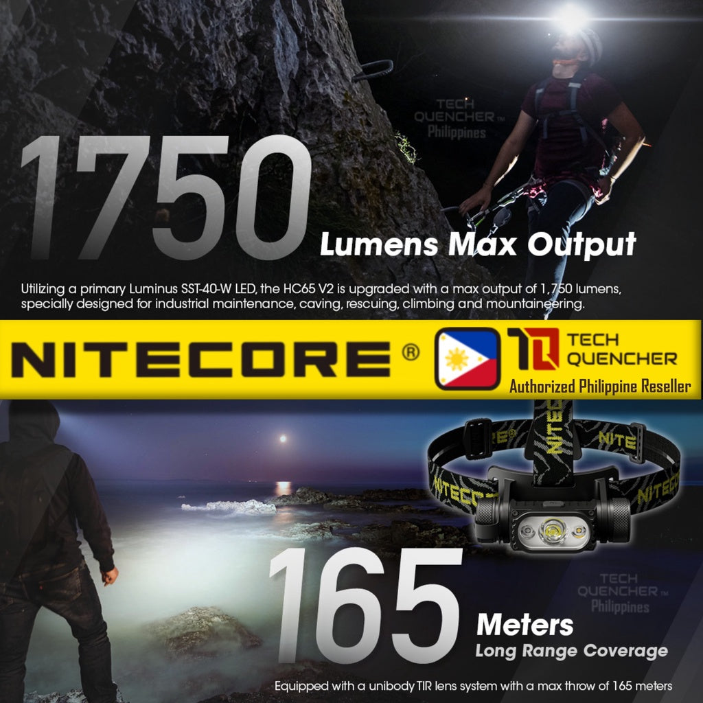 Nitecore HC65 V2 Headlamp 1750 Lumens