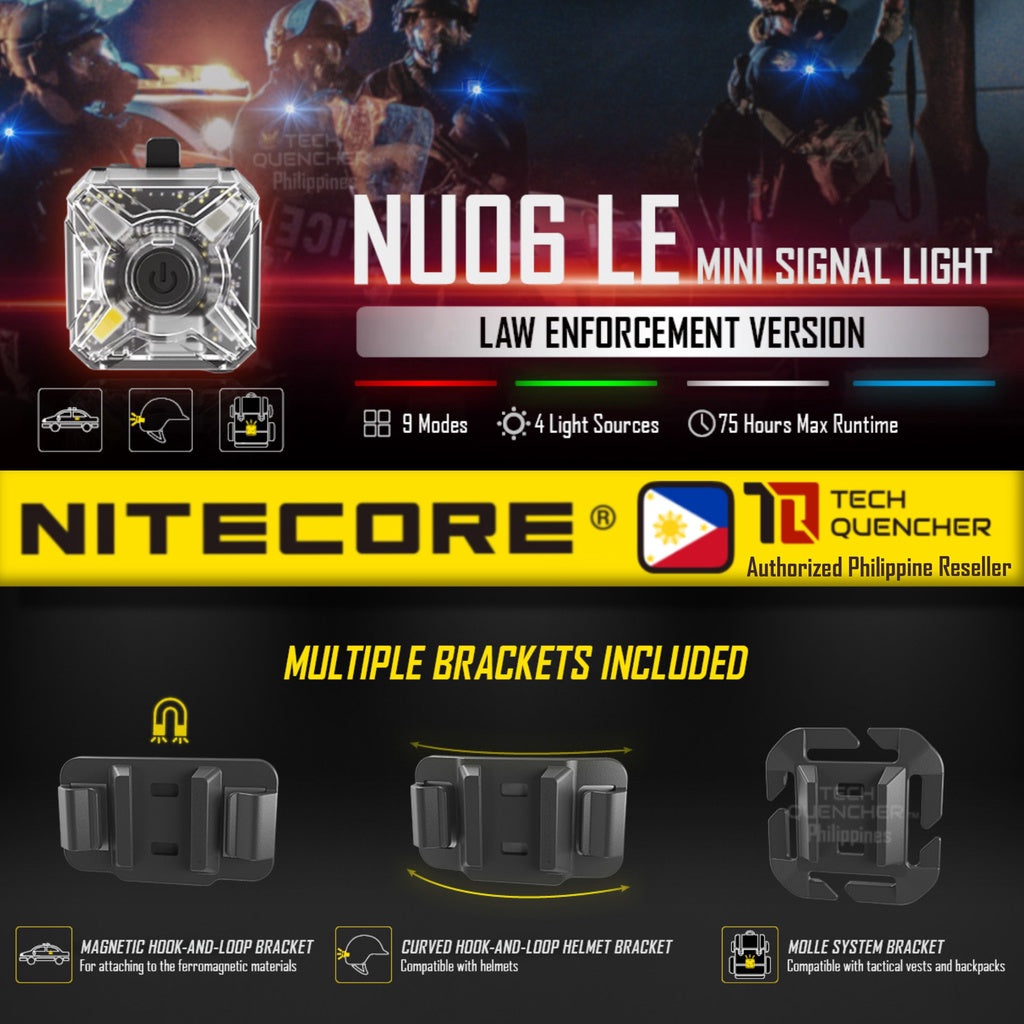 Nitecore NU06 LE Signal Light- Law Enforcement