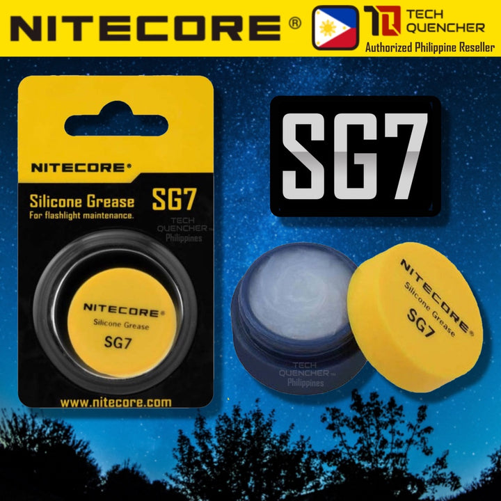 Nitecore SG7 Silicone Grease 5g - Flashlight Maintenance