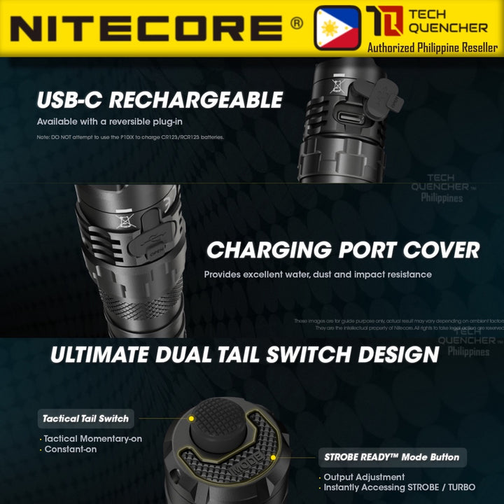 Nitecore P10iX Flashlight 4000 Lumens
