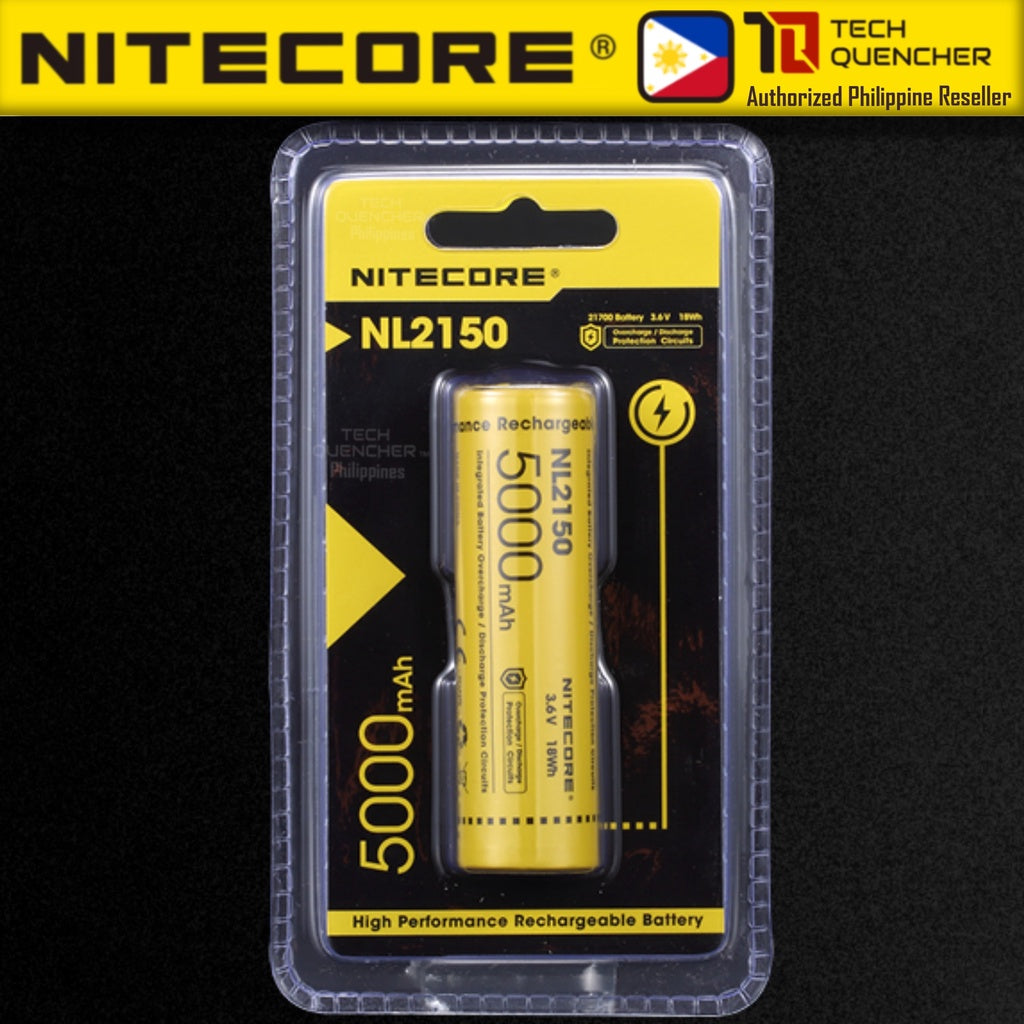 Nitecore NL2150 Battery 5000mAh  21700 High Performance