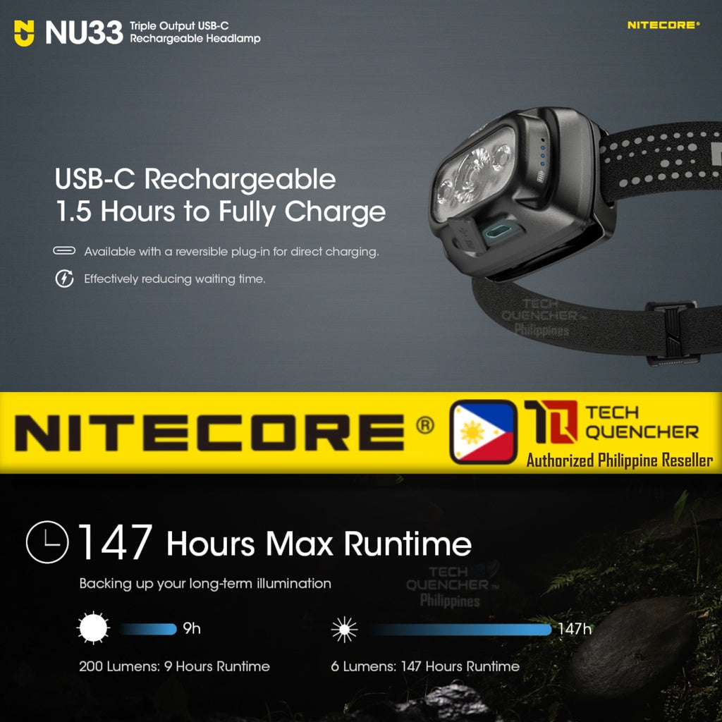 Nitecore NU33 Headlamp 700 Lumens