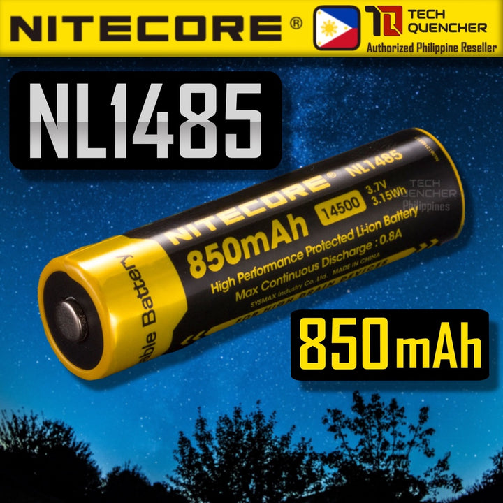 Nitecore NL1485 850mAh AA Battery USB Rechargeable High Capacity Battery